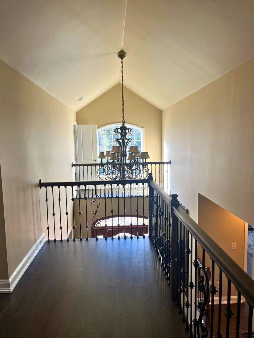 Office over the foyer — the open two-story foyer