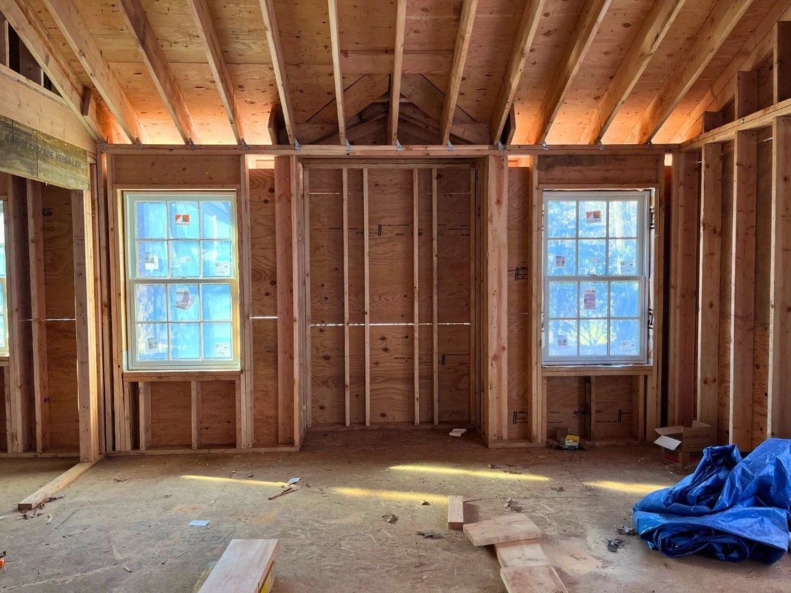 New roofline & windows